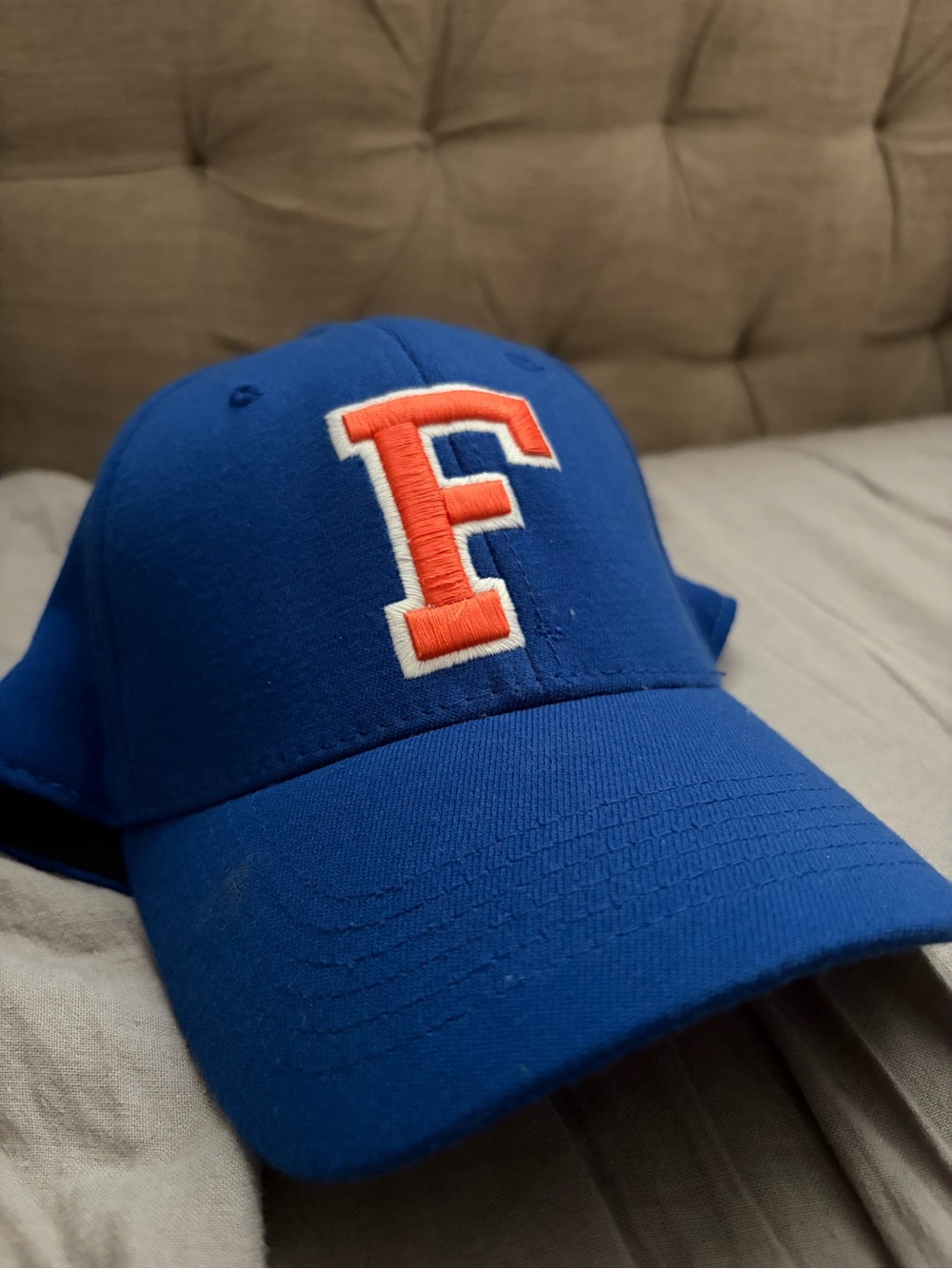 Top of the World Royal Blue Cap with Orange & White Accent